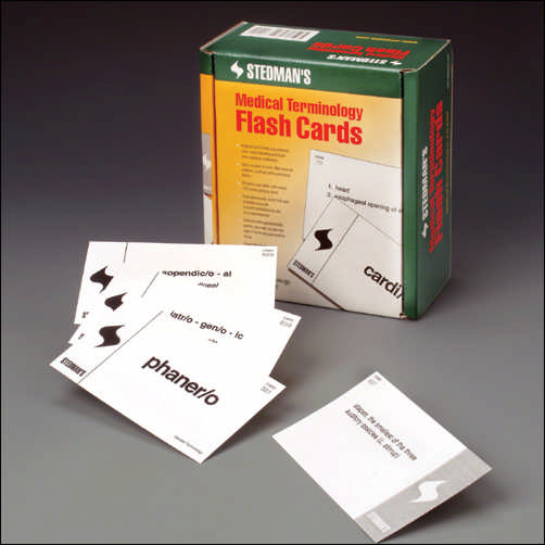 STEDMAN'S MEDICAL TERMINOLOGY FLASH CARDS - Click Image to Close