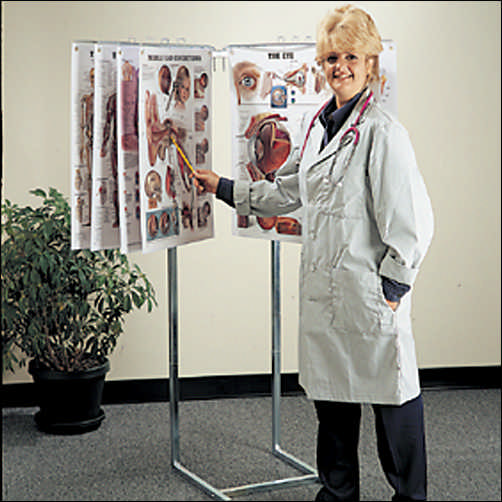 SPACE-SAVER FLOOR DISPLAY STAND - Click Image to Close